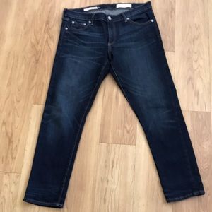 Gap 1969 Girlfriend denim jeans selvedge denim stretch sz 30r w pockets.
